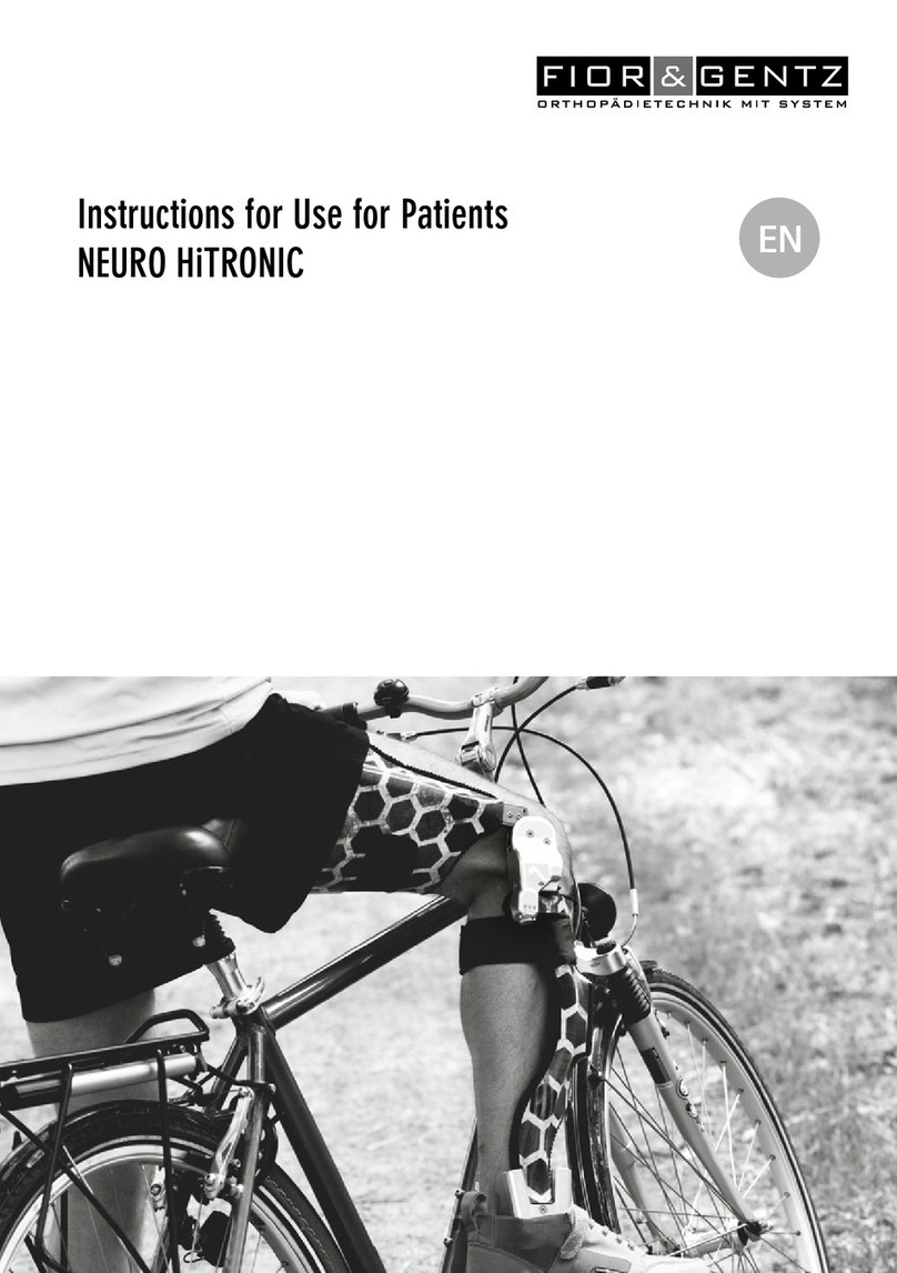 FIOR & GENTZ NEURO HiTRONIC User manual FIOR & GENTZ NEURO HiTRONIC User manual