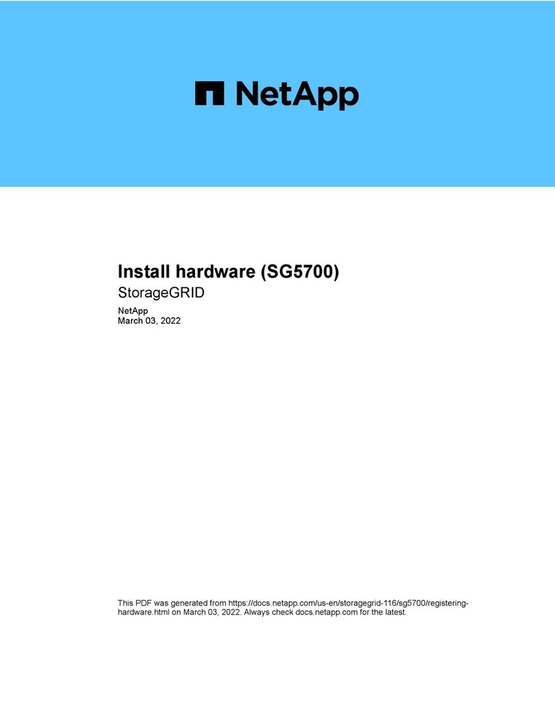 NetApp StorageGRID Webscale SG5700 Series Instruction sheet