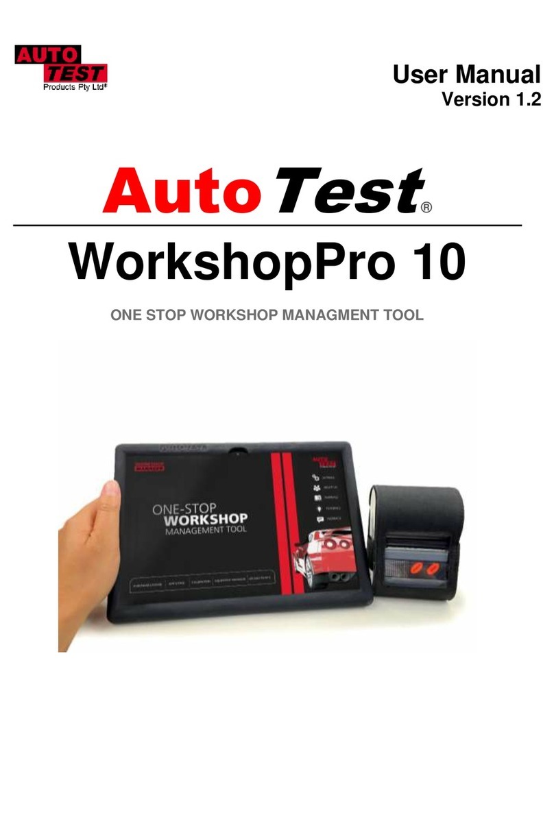 AutoTest WorkshopPro 10 user manual