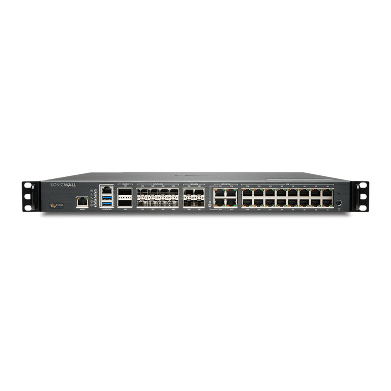 SonicWALL NSA 250M series User manual SonicWALL NSA 250M series User manual