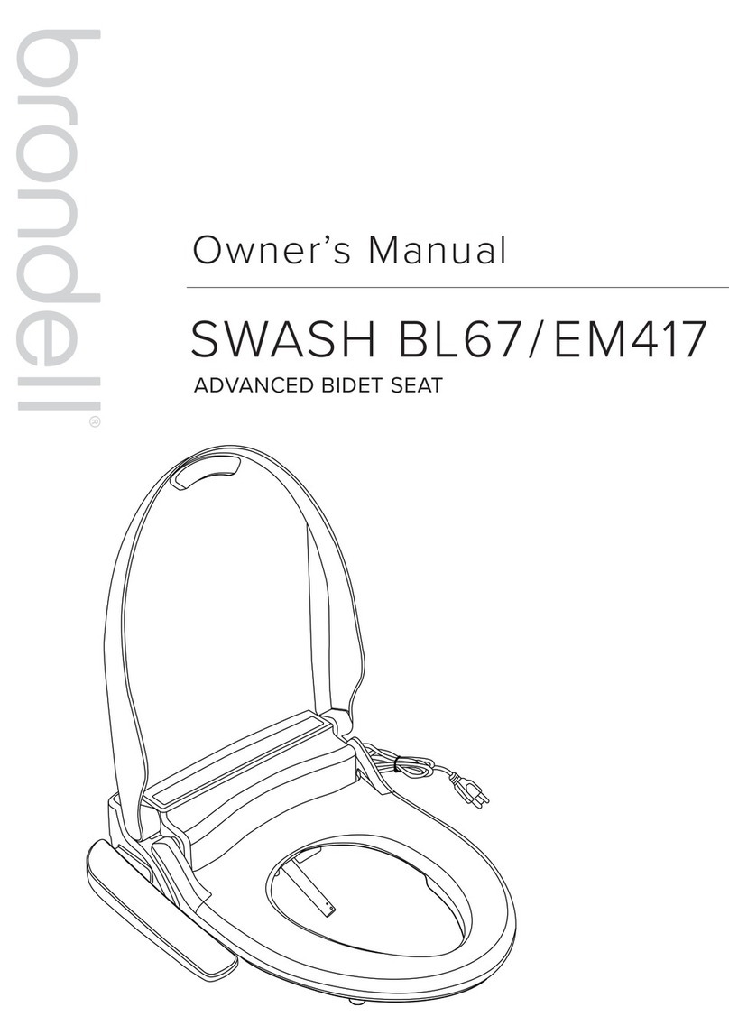 brondell SWASH BL67 User manual