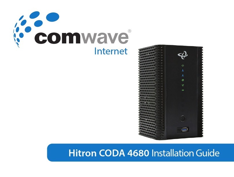 comwave Hitron CODA 4680 User manual