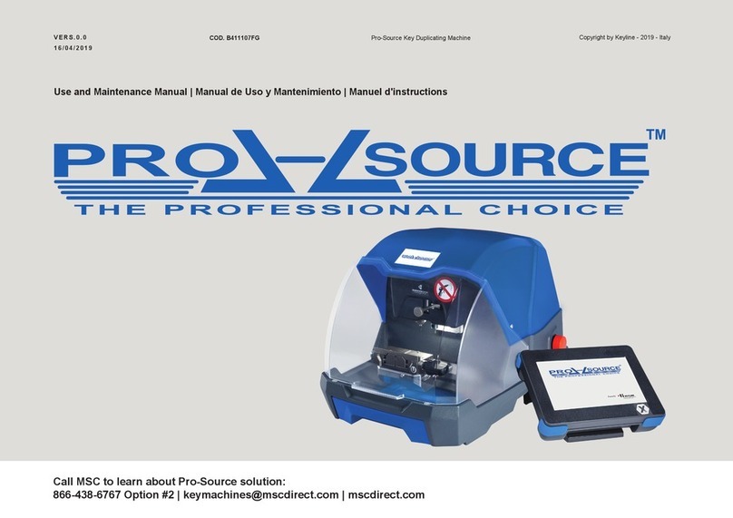 MSC Pro-Source Use and maintenance manual