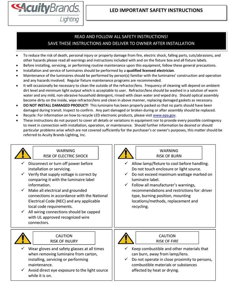 Acuity Brands Lighting HOLOPHANE Esplanade ESL3 User manual