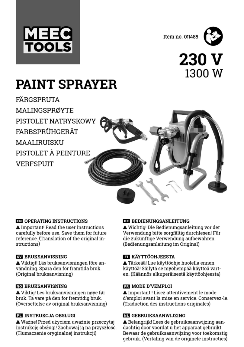 Meec tools 011485 operating instructions