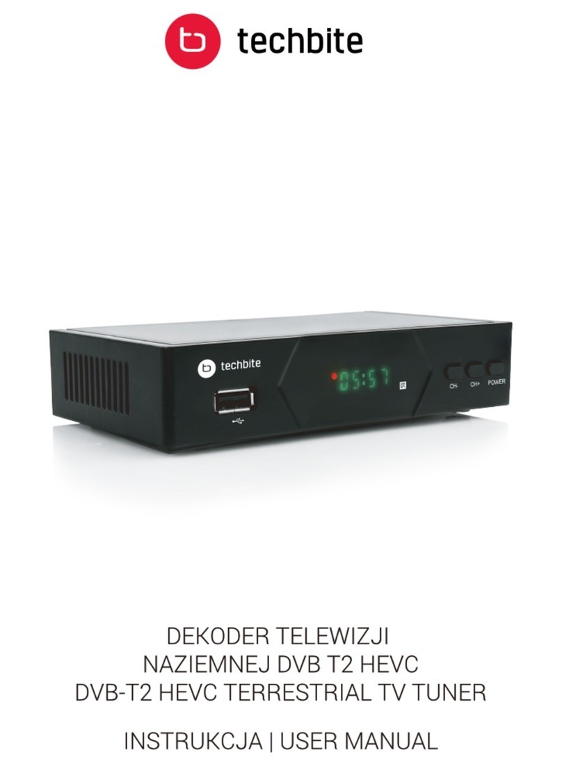 techBite DVB-T2 HEVC User manual