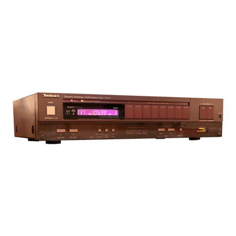 Technics Quartz ST-G7 User manual Technics Quartz ST-G7 User manual