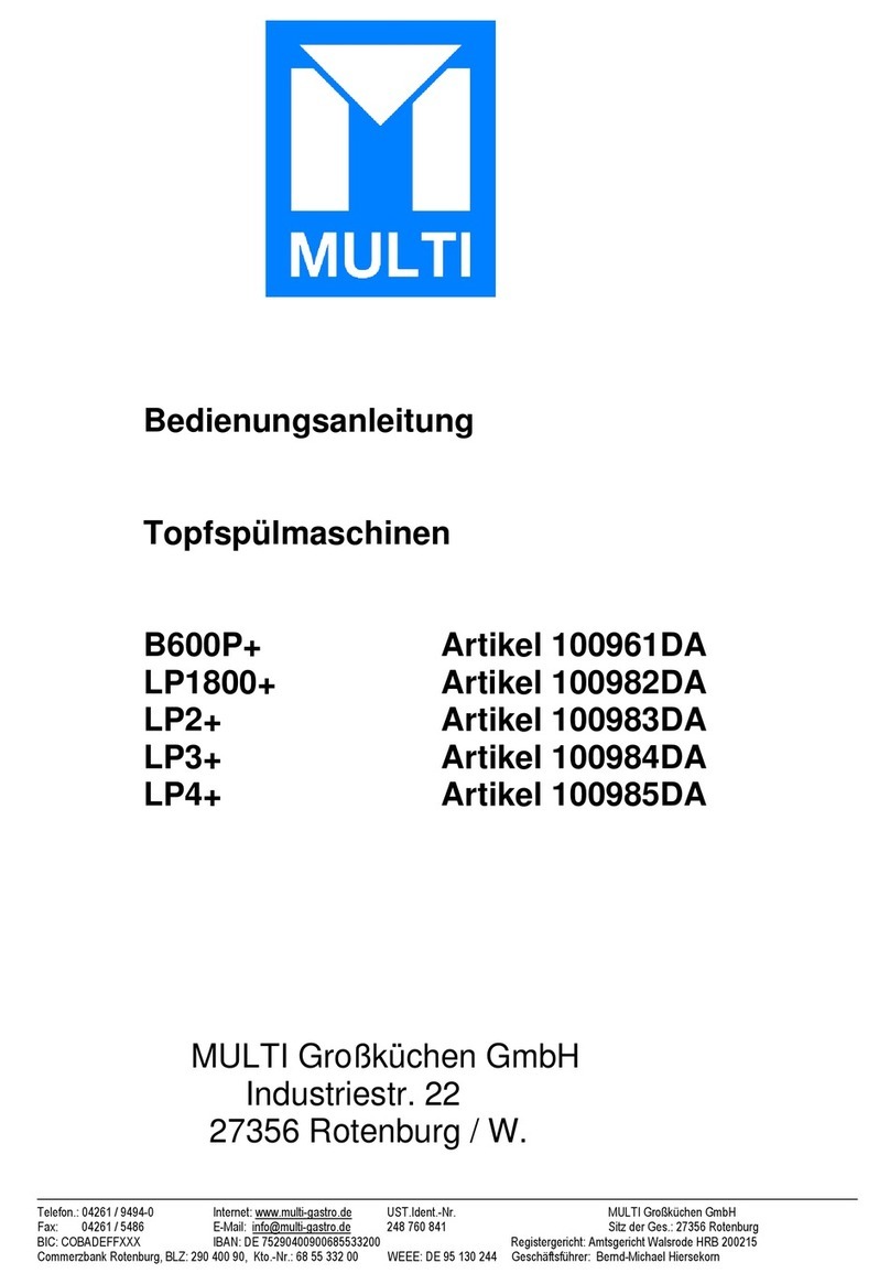 Multi B600P+ manual
