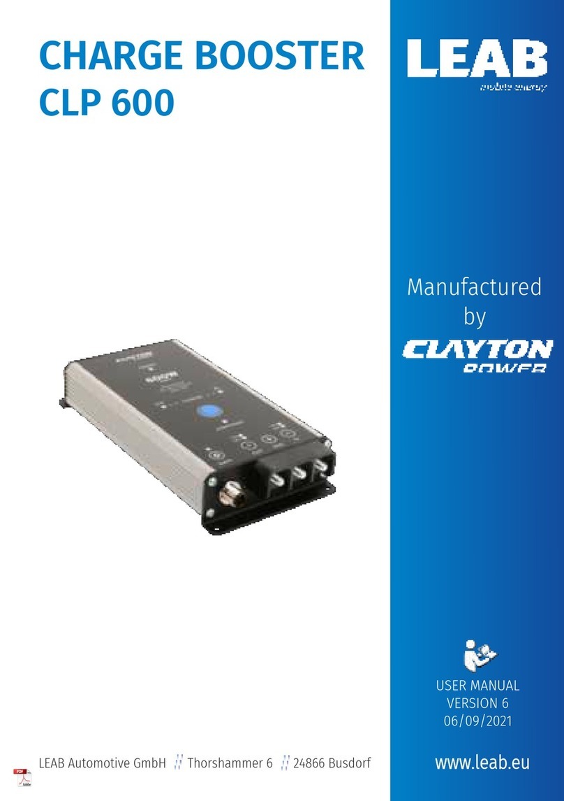 Clayton Power LEAB CLP 600 user manual