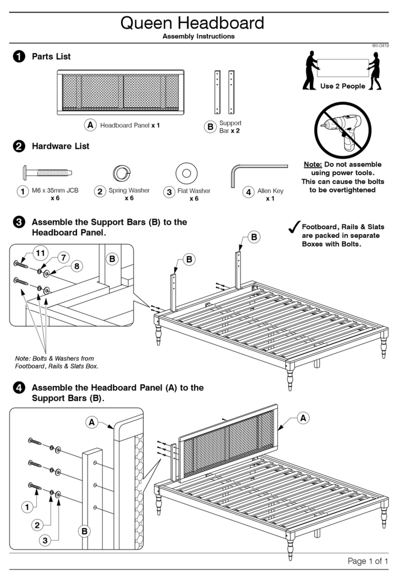 Baxton Studio 0004 Assembly instructions