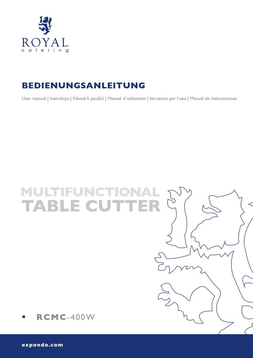 Expondo Royal Catering RCMC-400W user manual