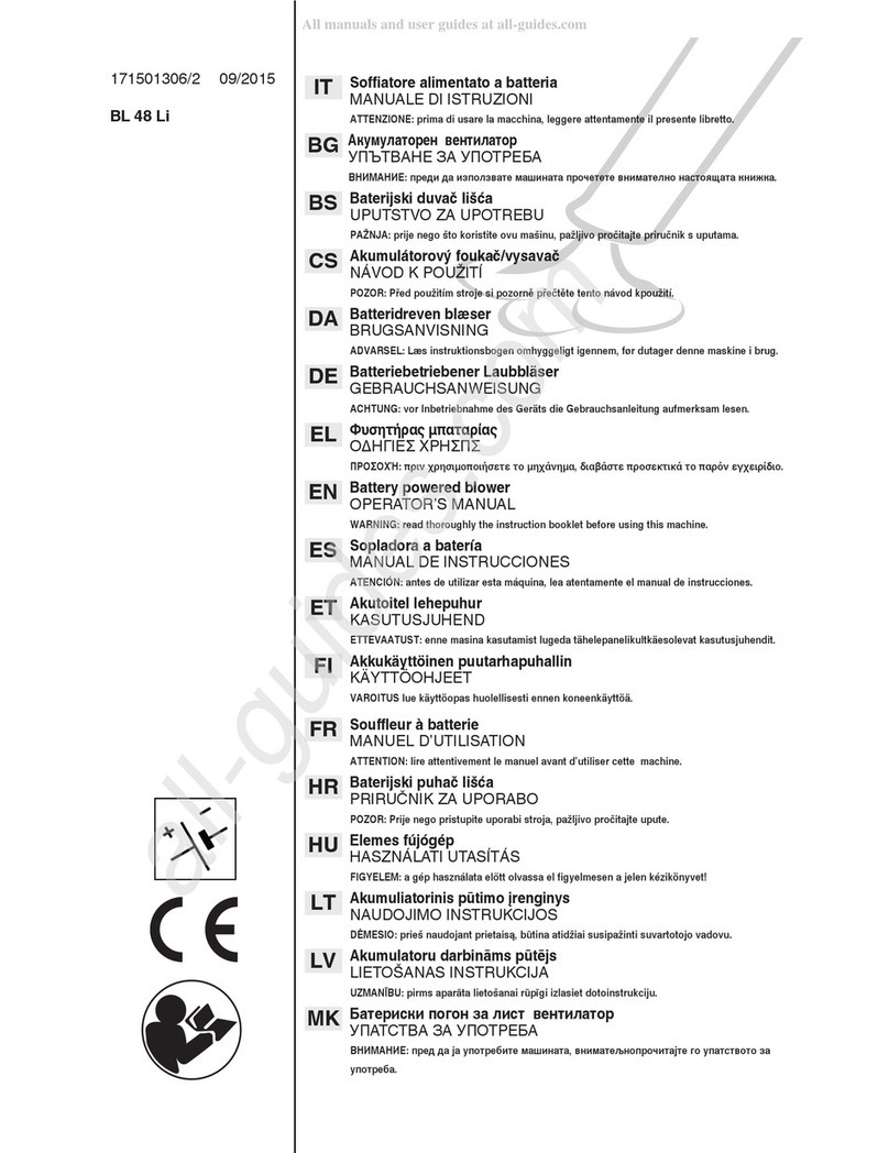 ION BL 48 Li Operator's manual