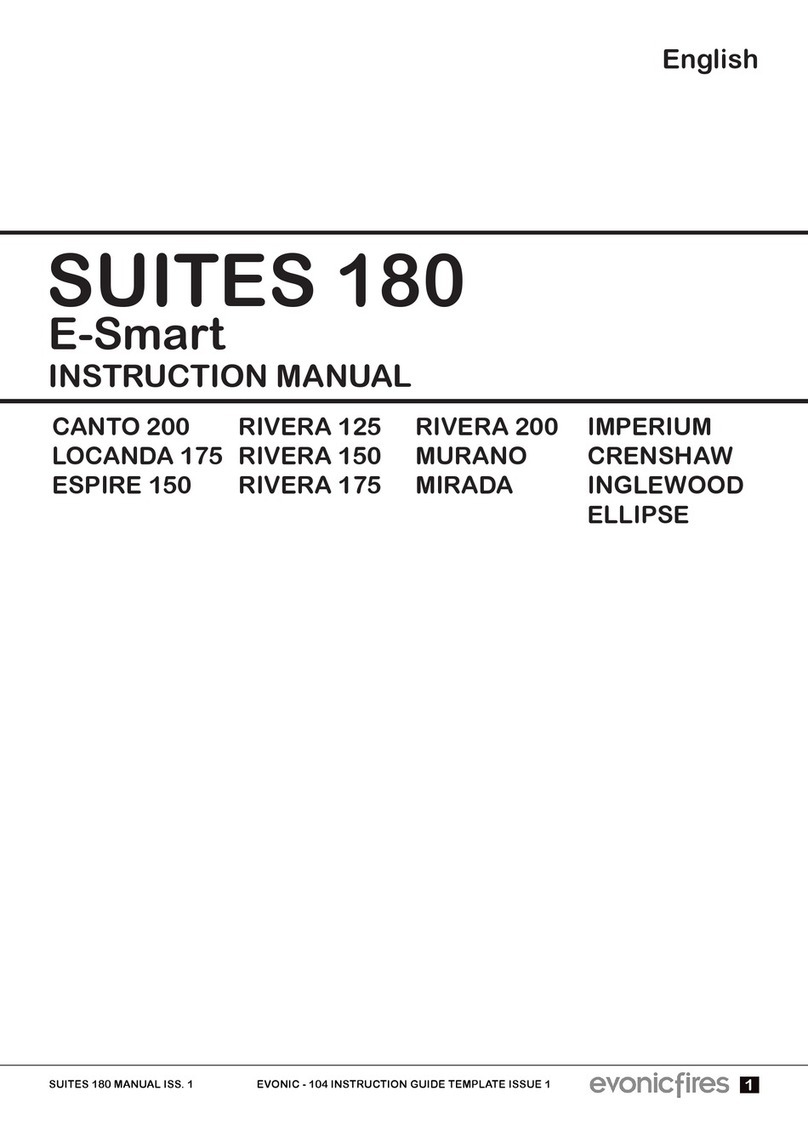 Evonicfires SUITES 180 User manual Evonicfires SUITES 180 User manual