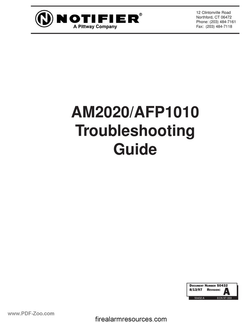 Pittway Notifier AM2020 troubleshooting guide
