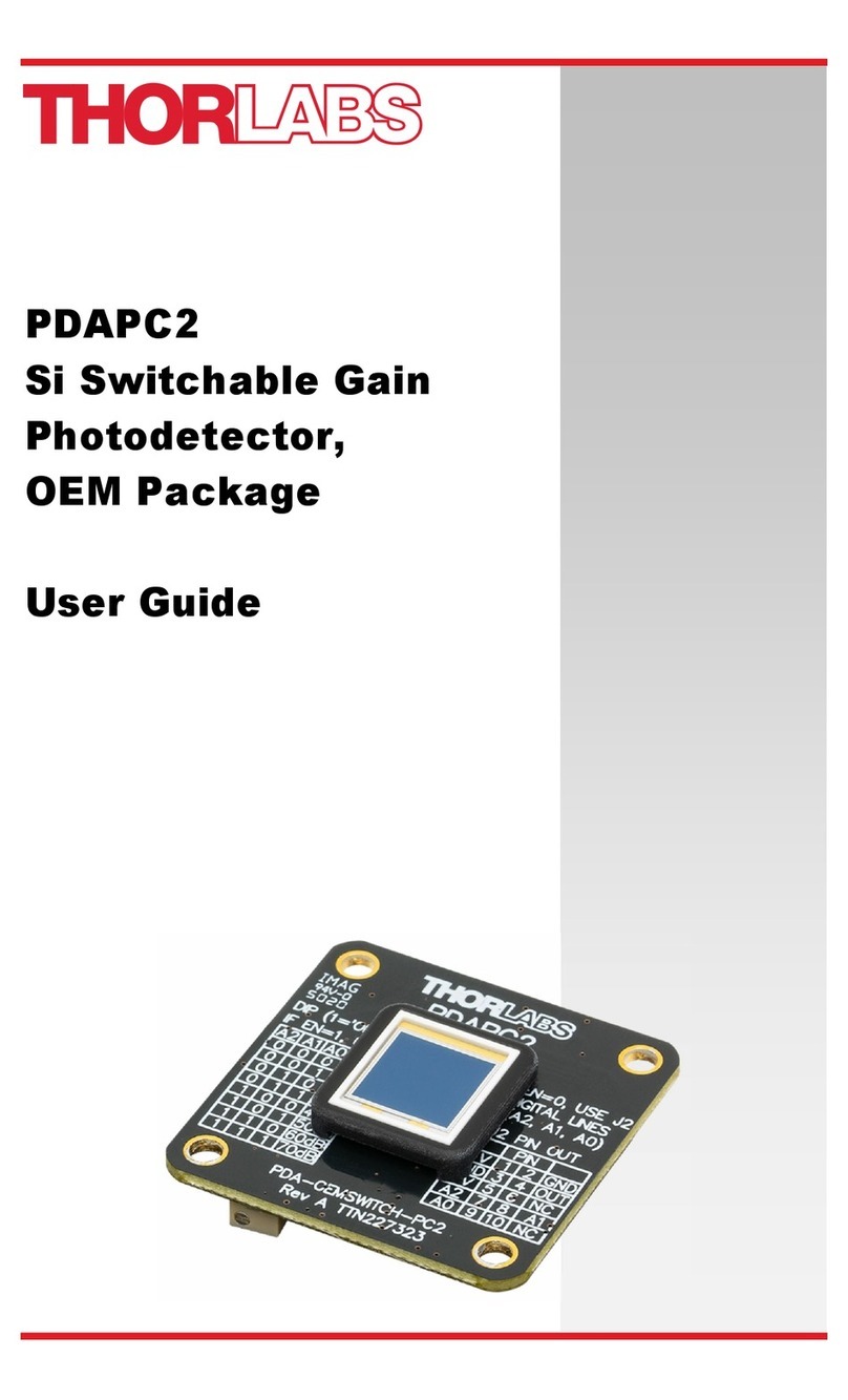 THORLABS PDAPC2 User manual