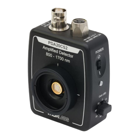 THORLABS PDA20CS2 user guide