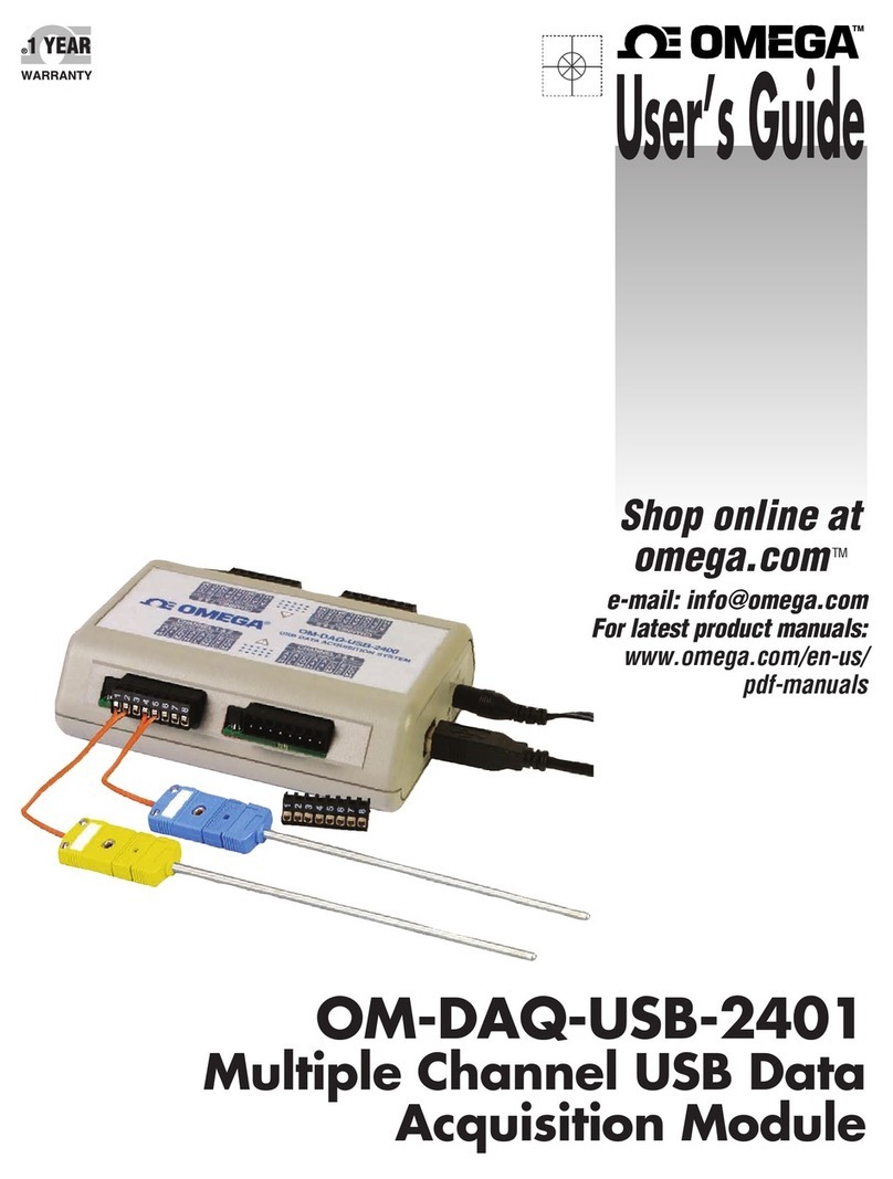 Omega OM-DAQ-USB-2401 User manual