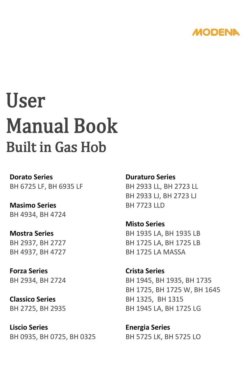 Modena Dorato Series Owner's manual