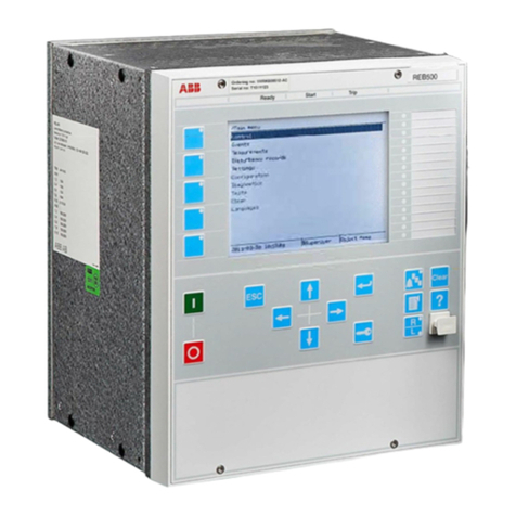 ABB Relion REB500 Operation manual