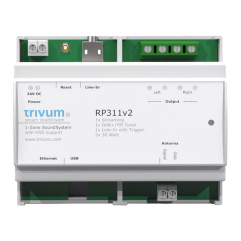 Trivum RP311v2 Quick installation guide