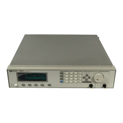 HP 8169A User manual HP 8169A User manual