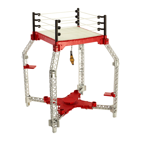 Mattel WWE Superstar Ring Builder User manual Mattel WWE Superstar Ring Builder User manual
