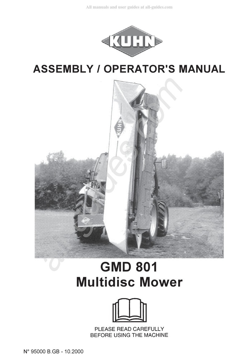 KUHN GMD 801 User manual KUHN GMD 801 User manual