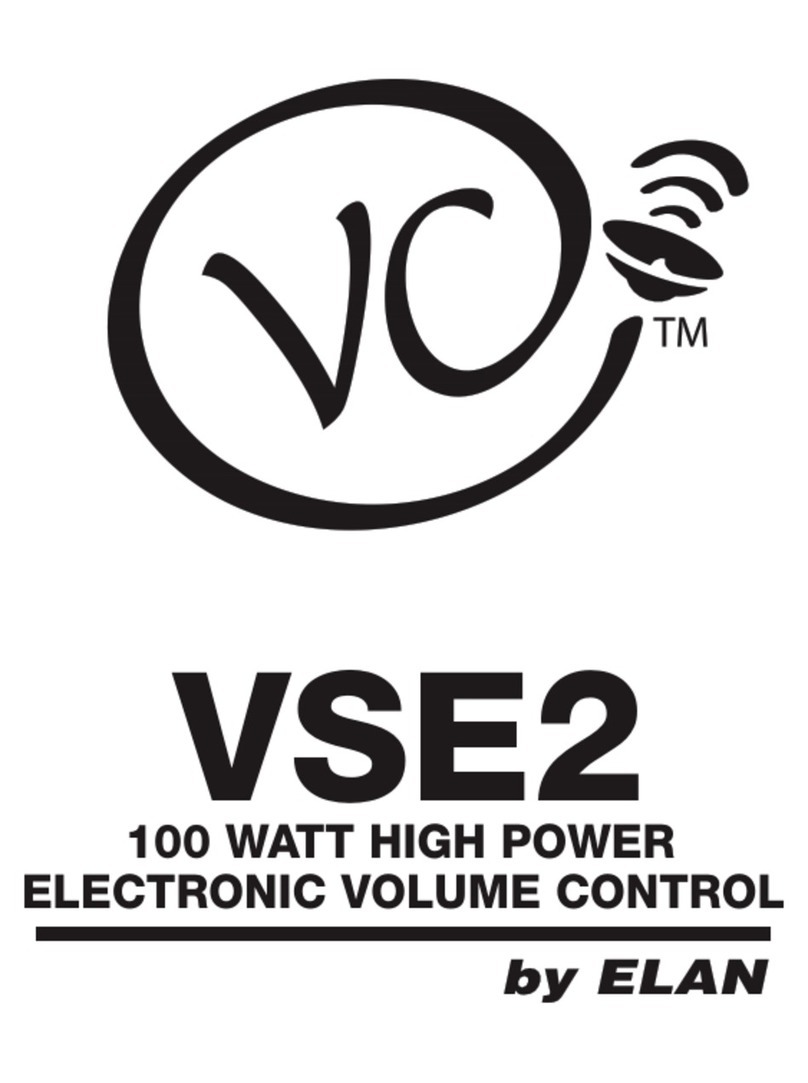 Elan VC VSE2 User manual