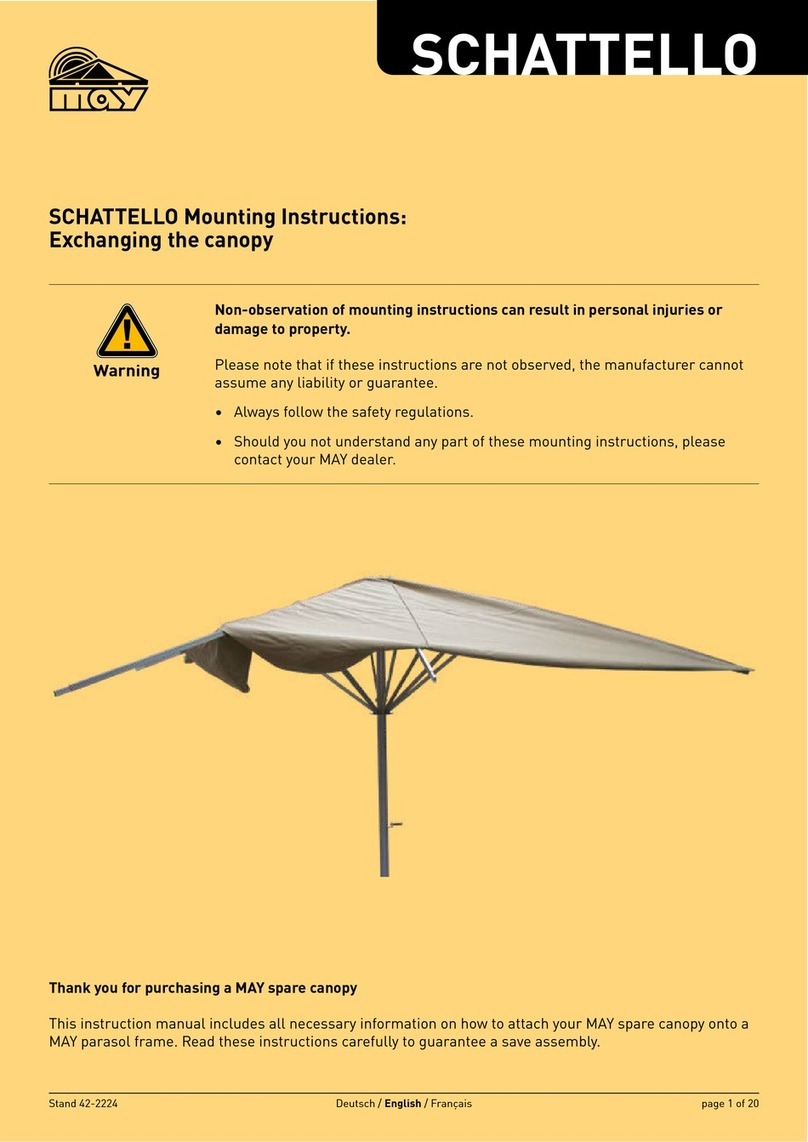 MAY SCHATTELLO Mounting instructions