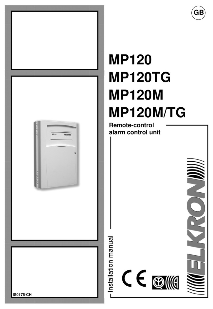 Elkron MP120 User manual