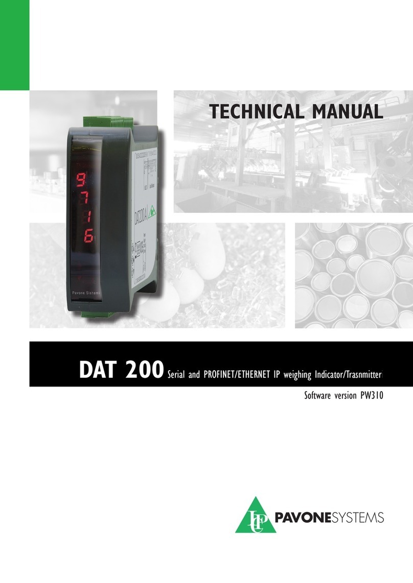 Pavone Systems DAT 200 User manual