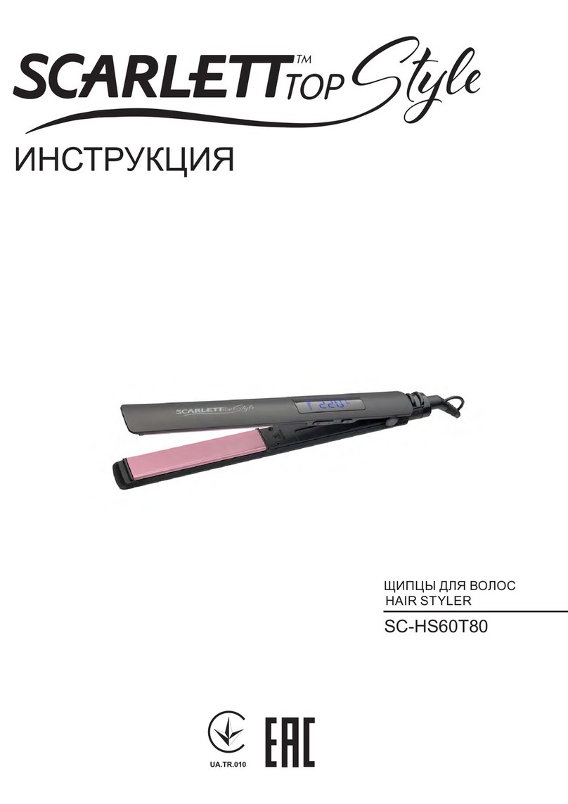 Scarlett Top Style SC-HS60T80 User manual