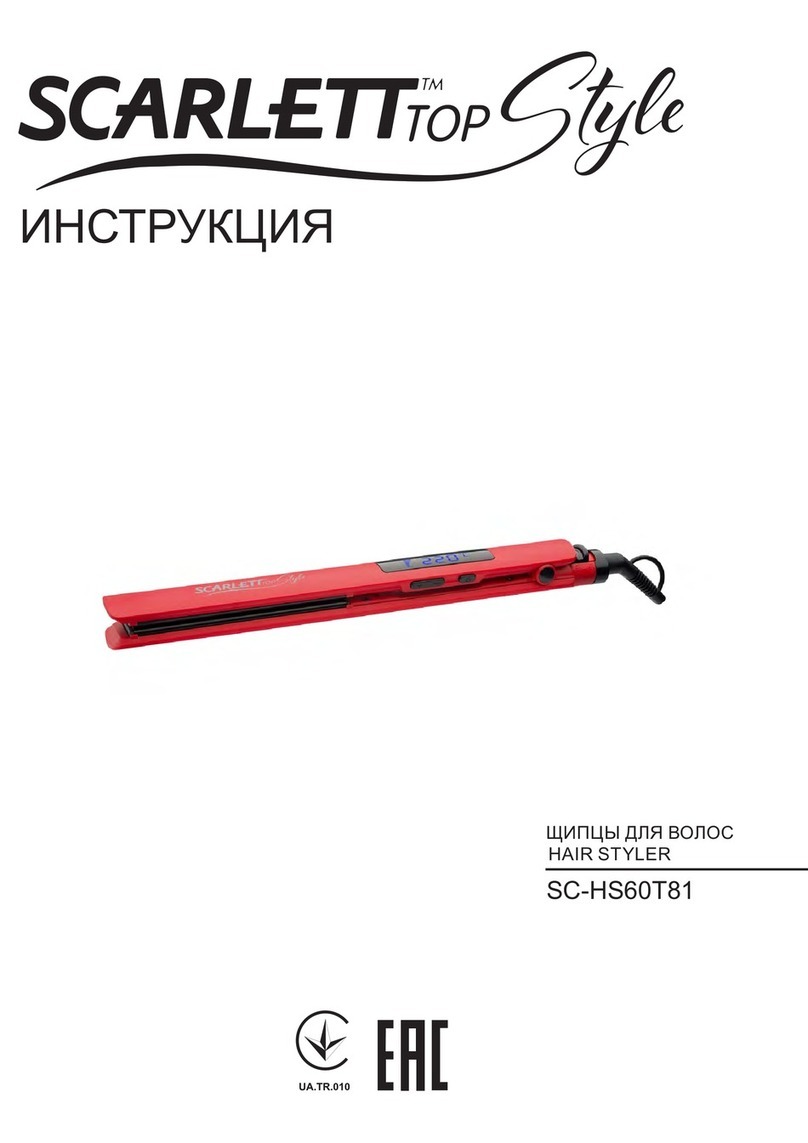 Scarlett TOT Style SC-HS60T81 User manual