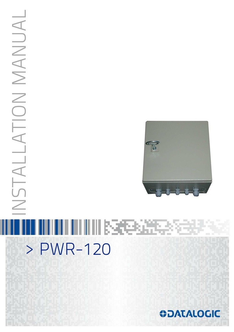 Datalogic PWR-120 installation manual