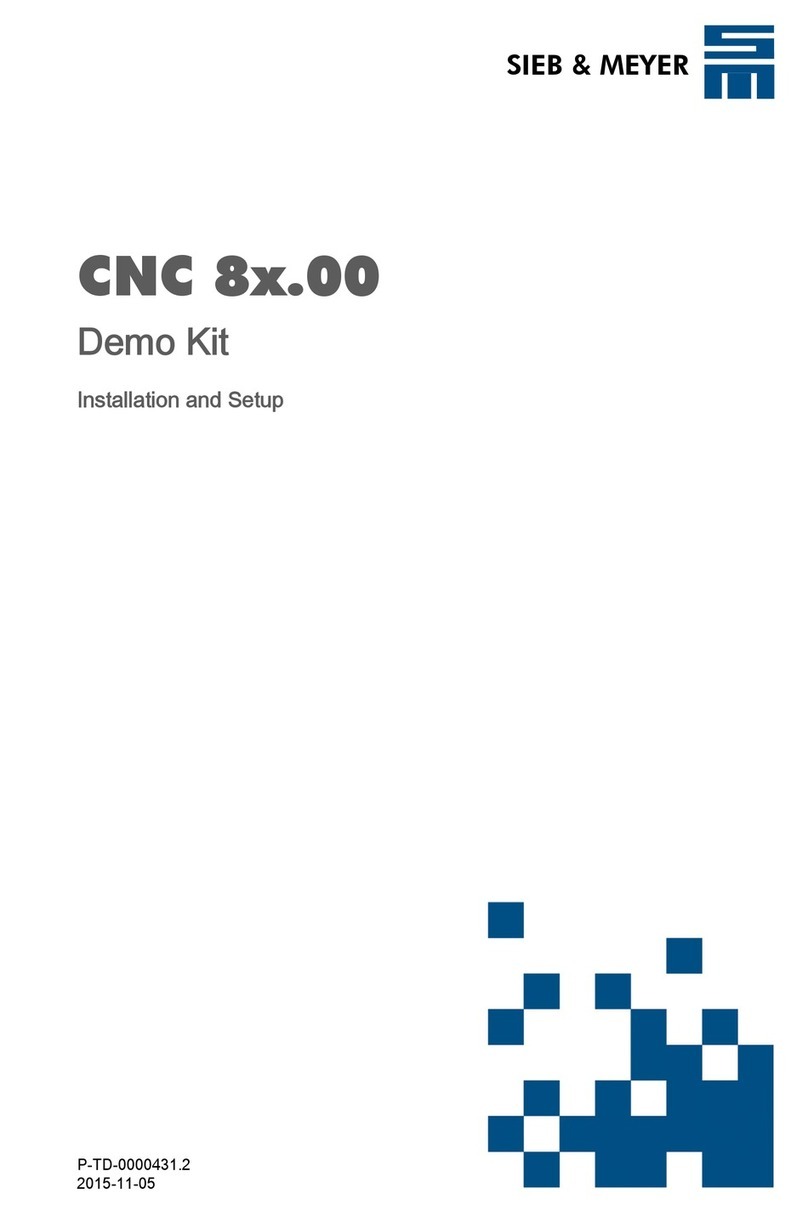 SIEB & MEYER CNC 8.00 Series Manual