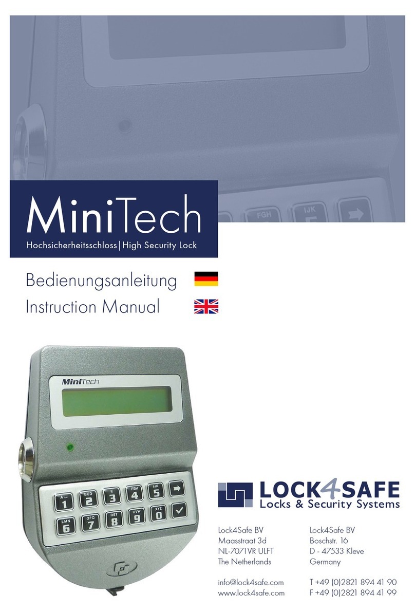 Lock4Safe MiniTech User manual