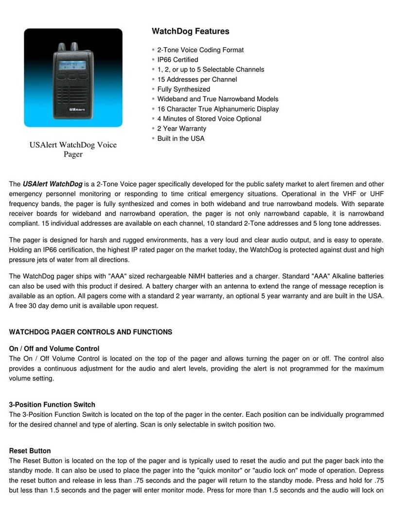 US Alert watchdog Operating and installation instructions