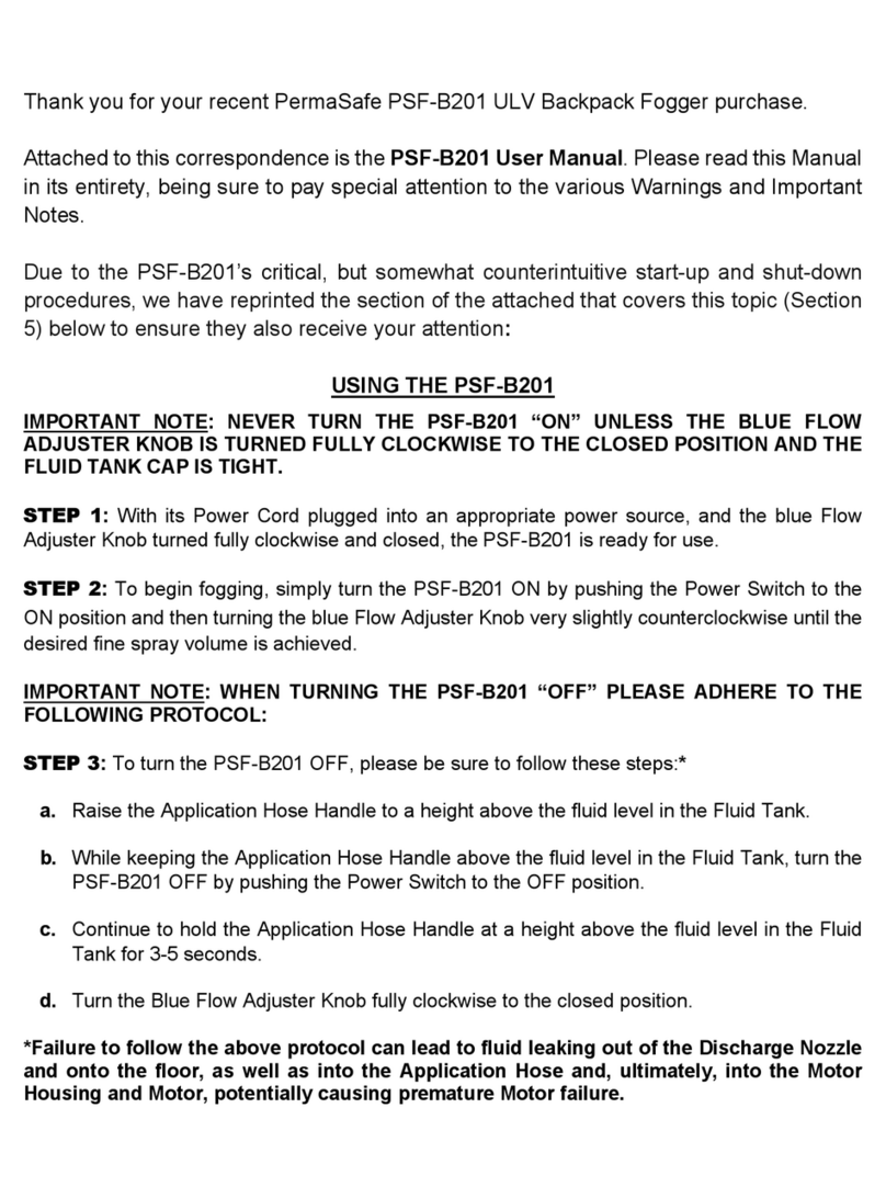Permasafe PSF-B201 Instructions for use