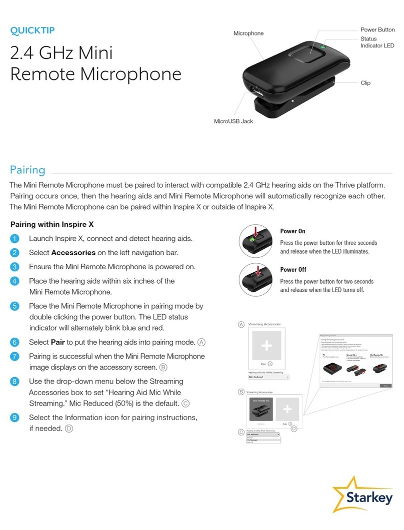 Starkey QUICKTIP quick start guide