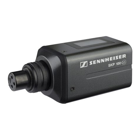 Sennheiser EW 100 G3 instruction manual