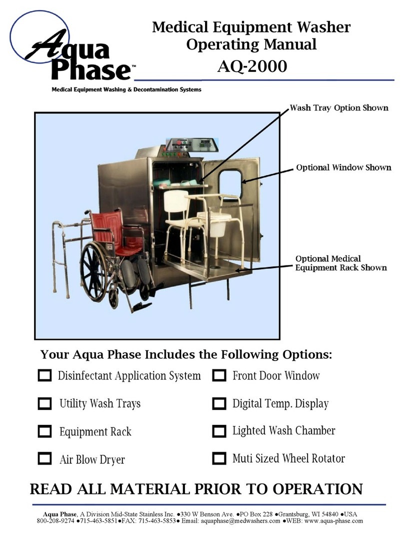 Aqua Phase AQ-2000 operating manual
