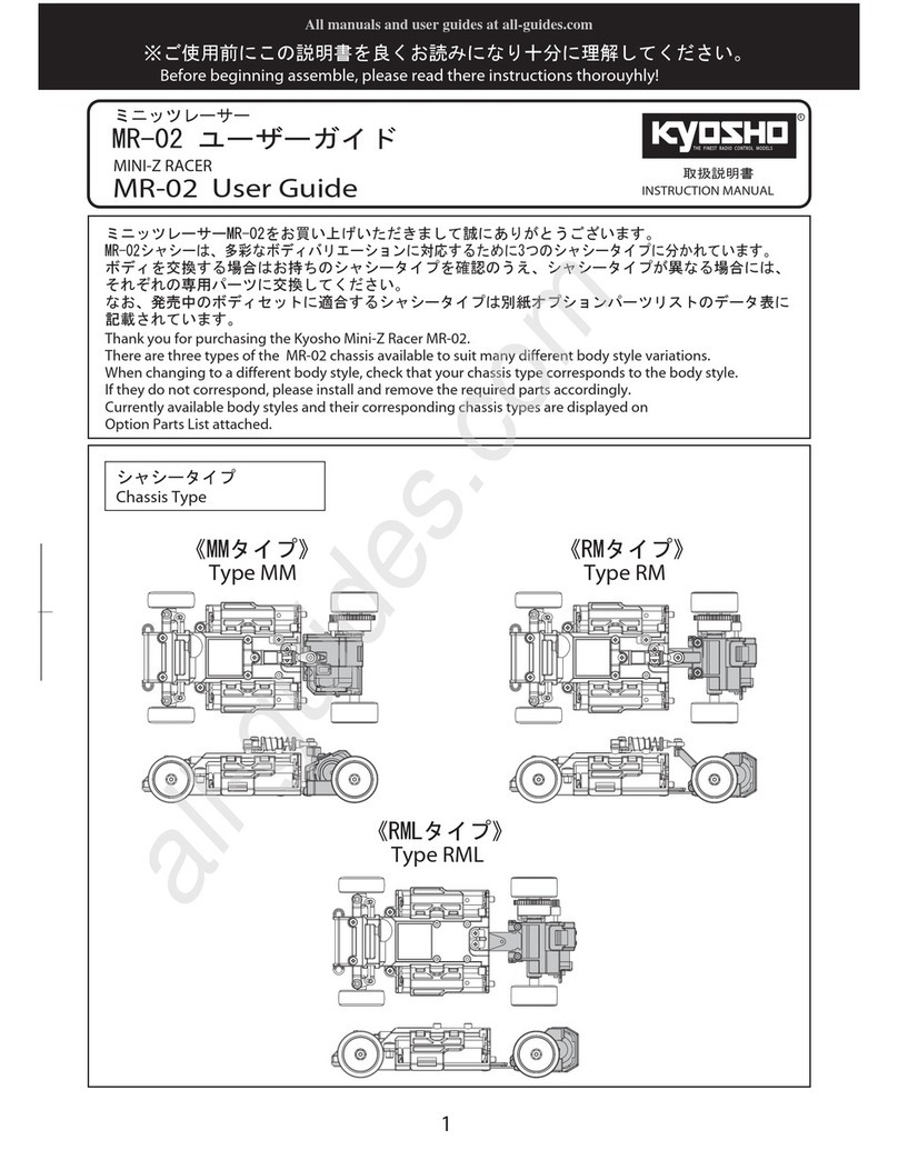 Kyosho MR-02 User manual