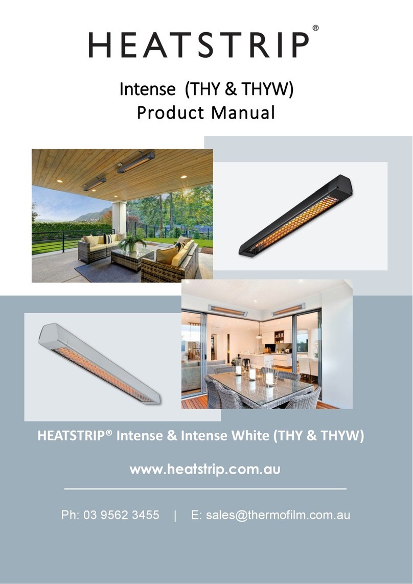HEATSTRIP Intense THY product manual