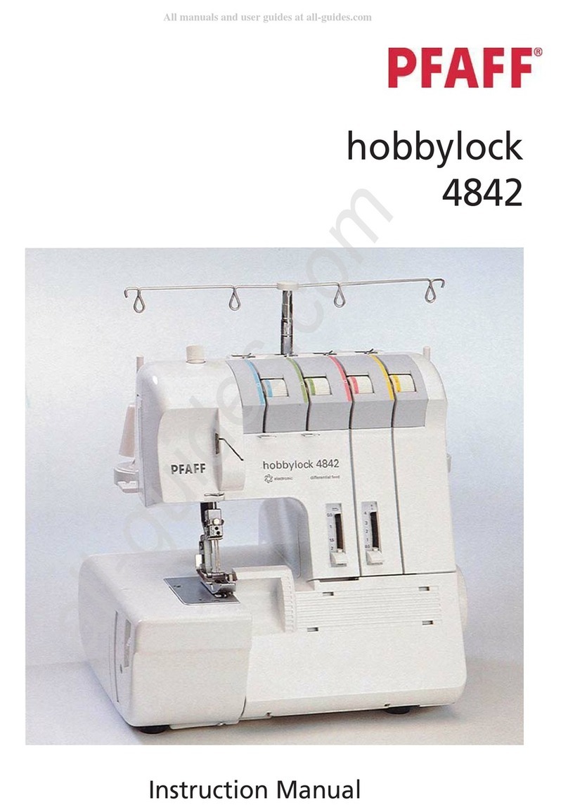 Pfaff hobbylock 4842 User manual Pfaff hobbylock 4842 User manual