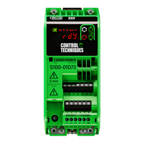 Nidec COMMANDER S100 user guide