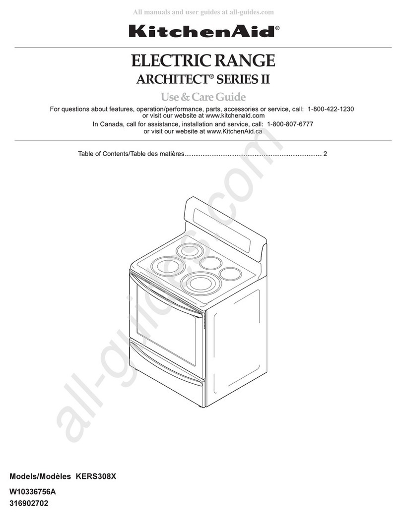 KitchenAid ARCHITECT SERIES II User manual