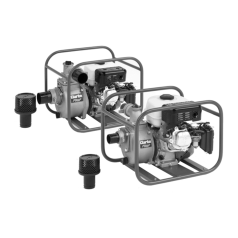 Clarke PW2 Operating & maintenance instructions