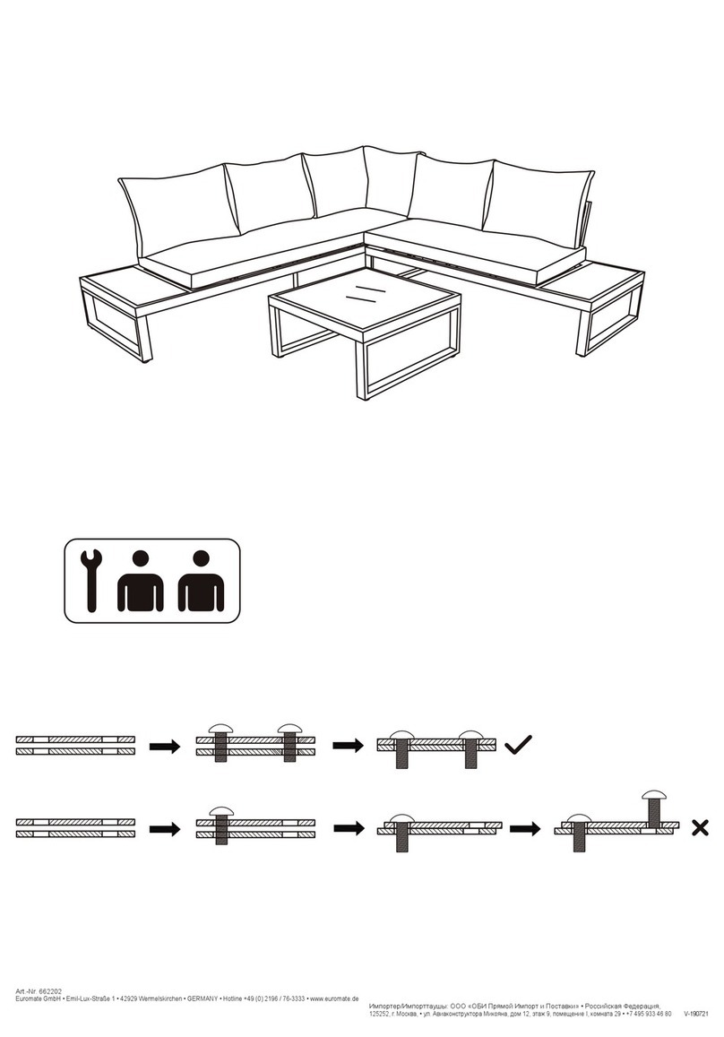 Euromate 662202 Assembly instructions