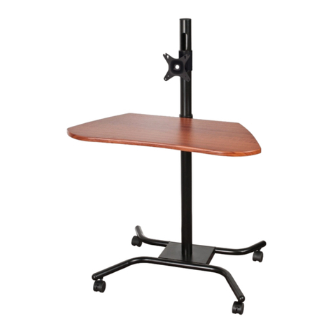 Mooreco WOW Flexi-Desk Assembly instructions