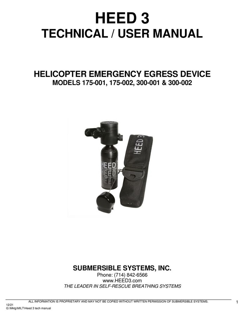 SUBMERSIBLE SYSTEMS HEED 3 175 user manual